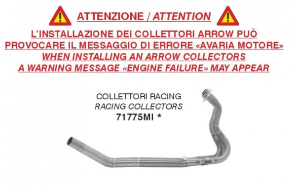 Arrow Krümmer 2in1 passend für Kawasaki Ninja 400/500, Z 400/500 23-24