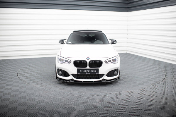 Front Ansatz V.5 +Flaps Für BMW 1er M-Paket / M140i F20 Facelift