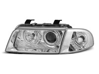Scheinwerfer Angel Eyes chrom passend für Audi A4 11.94–12.98 Scheinwerfer Angel Eyes chrom passend für Audi A4 11.94–12.98