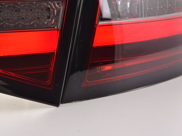 LED Rückleuchten Set Lightbar Audi A6 4F Limo Bj. 08-11 rot/smoke