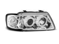 Scheinwerfer Angel Eyes chrom passend für Audi A3 8L Scheinwerfer Angel Eyes chrom passend für Audi A3 8L