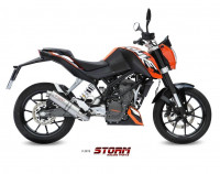 Storm by MIVV GP Komplettanlage Edelstahl passend für KTM 125/200 Duke Storm by MIVV GP Komplettanlage Edelstahl passend für KTM 125/200 Duke
