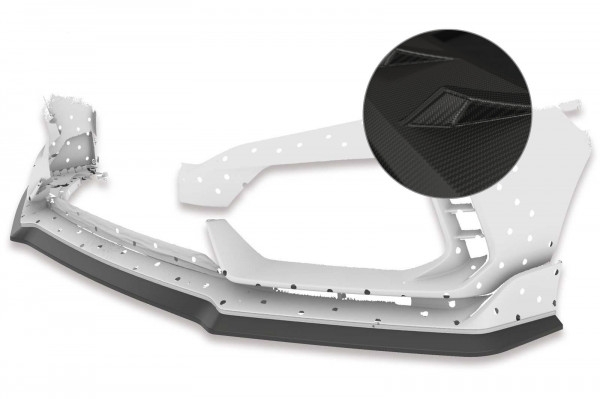 Cup-Spoilerlippe mit ABE passend für Honda Civic FK8 Type R