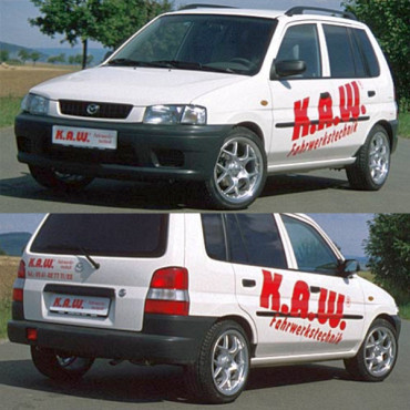 K.A.W. Tieferlegungsfedern für Mazda Demio DW ab 08/1998 bis 07/2003
