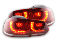 LED Rückleuchten Set passend für VW Golf 6 (2008–2012) rot/klar GTI-Look LED Rückleuchten Set passend für VW Golf 6 (2008–2012) rot/klar GTI-Look