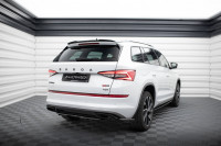 Spoiler CAP V.2 Für Skoda Kodiaq Mk1 Sportline/RS Schwarz Hochglanz