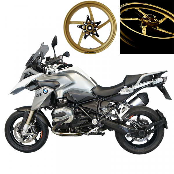OZ Piega Umbausatz 17" passend für BMW R 1250 GS Goldfarben inkl. alpha Racing Bremsscheiben