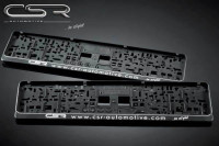 Nummerschildhalter Set passend für Eurokennzeichen ZB085 Nummerschildhalter Set passend für Eurokennzeichen ZB085