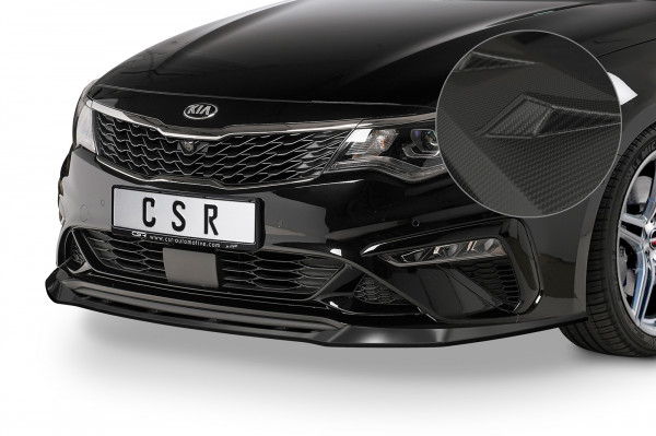 Cup-Spoilerlippe mit ABE für Kia Optima (JF) GT/GT-Line CSL469-M Carbon Look Matt