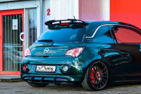 Gefräster Heckansatz mit Finnen passend für Opel Adam S + OPC-Line ab 2015 Gefräster Heckansatz mit Finnen passend für Opel Adam S + OPC-Line ab 2015