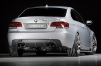 Rieger Heckeinsatz carbon look für BMW 3er E92 Coupé 03.10- (ab Facelift) LCI