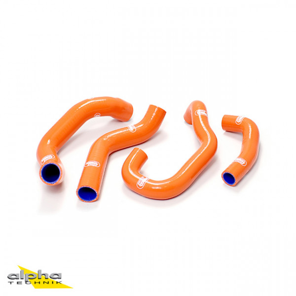 SAMCO SPORT Siliconschlauch Kit OEM Design orange für KTM 1050 1090 1290 S Adventure.