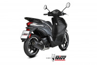 MIVV MOVER Endschalldämpfer Edelstahl Schwarz passend für PIAGGIO LIBERTY 125 19-23 MIVV MOVER Endschalldämpfer Edelstahl Schwarz passend für PIAGGIO LIBERTY 125 19-23