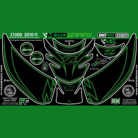 Motografix Tankschutz Knie Pads passend für Kawasaki Z1000 2010- Motografix Tankschutz Knie Pads passend für Kawasaki Z1000 2010-