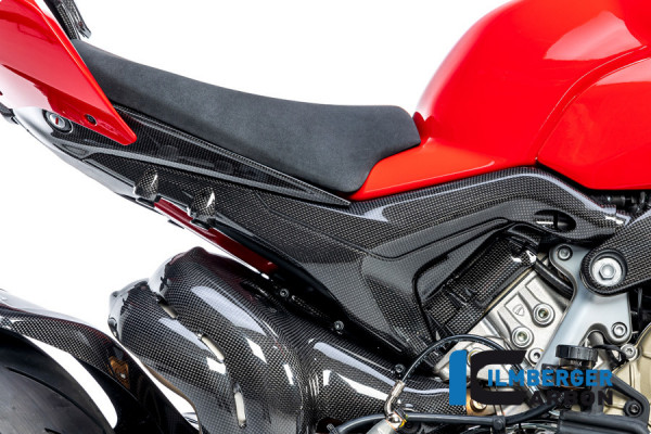 Ilmberger Carbon Rahmenheckverkleidung rechts glanz für Ducati Streetfighter V4 2020-