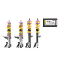 KW Gewindefahrwerk V1 inox passend für Audi 80 (B3) 89, 89Q, 8A, SF2 Allrad KW Gewindefahrwerk V1 inox passend für Audi 80 (B3) 89, 89Q, 8A, SF2 Allrad