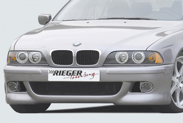 Rieger Spoilerstoßstange matt schwarz für BMW 5er E39 Touring 12.95-12.02