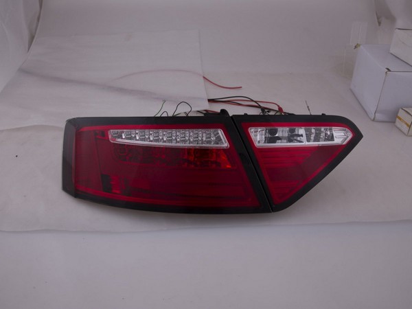 LED Rückleuchten Set Lightbar Audi A5 8T Coupe/Sportback Bj. 07-11 rot/klar
