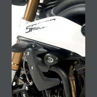 R&G Sturzpads front No Cut passend für Triumph Speed Triple 1050 / R / S / RS 2011–2020 R&G Sturzpads front No Cut passend für Triumph Speed Triple 1050 / R / S / RS 2011–2020