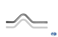 FOX Achsrohrbogen geweitet Ø50mm Edelstahl Länge ~650mm FOX Achsrohrbogen geweitet Ø50mm Edelstahl Länge ~650mm