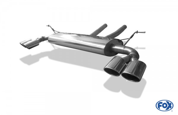 FOX Endschalldämpfer passend für Porsche Cayenne 9PA 4,5l