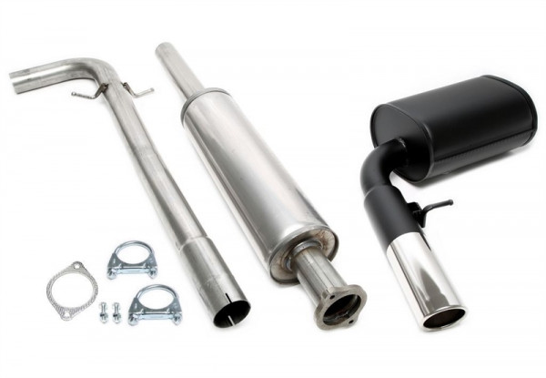 TA Technix Sportauspuffanlage 1x90mm passend für Volvo S80 I 2.4l