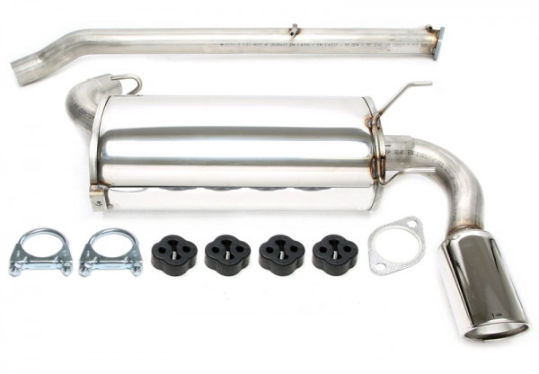 TA Technix Edelstahlanlage 1x100mm passend für Mazda MX-5 NA
