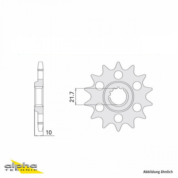 Ritzel 15 Zähne Teilung 630