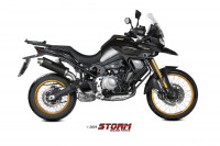 STORM by MIVV Oval Endschalldämpfer Edelstahl Schwarz passend für VOGE Valico 900 DSX STORM by MIVV Oval Endschalldämpfer Edelstahl Schwarz passend für VOGE Valico 900 DSX