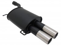 Novus Sportauspuff passend für BMW E60 2x76mm Edelstahl Novus Sportauspuff passend für BMW E60 2x76mm Edelstahl