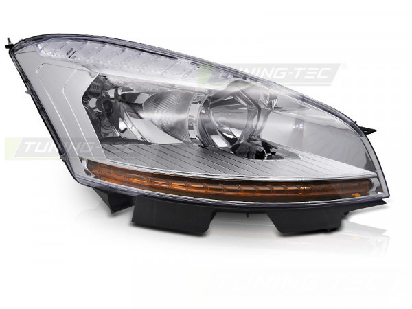 Scheinwerfer chrom rechts Tyc passend für Citroen C4 Picasso 06-10