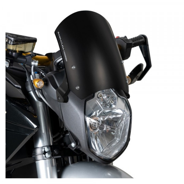 Barracuda Windschild Aerosport Aluminium Schwarz für Zero Motorcycles Zero DS