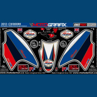Motografix Tankschutz Knie Pads passend für Honda CBR 1000 RR Fireblade 2012-2016 Motografix Tankschutz Knie Pads passend für Honda CBR 1000 RR Fireblade 2012-2016