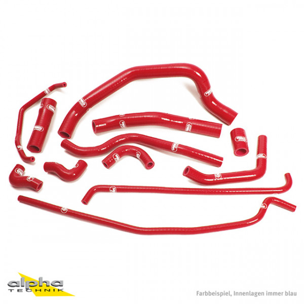 SAMCO SPORT Siliconschlauch Kit rot für Yamaha YZF1000R1 Modelljahr 2007-2008