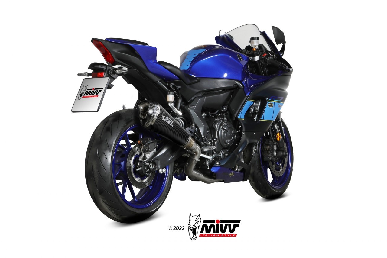 MIVV Komplettanlage Delta Race Carbon 2 In 1 YAMAHA YZF R7 22