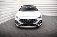 Front Ansatz V.2 Für Ford Focus ST / ST-Line Mk4 Facelift Schwarz Hochglanz