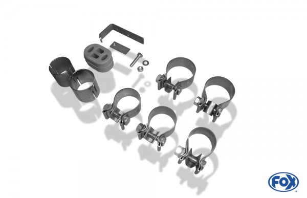 FOX Endschalldämpfer passend für Skoda Octavia 1U Edelstahl 135x80 rechts/links