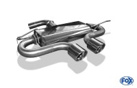FOX Endschalldämpfer passend für VW Golf V/VI GTI/GTD R32-Design, 2x100 mm mittig FOX Endschalldämpfer passend für VW Golf V/VI GTI/GTD R32-Design, 2x100 mm mittig