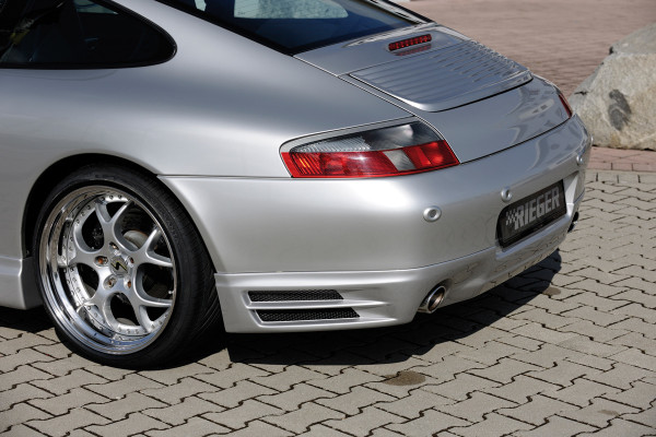 Rieger Heckschürzenansatz für Porsche 911 (Typ 996) Coupe 09.97-09.01