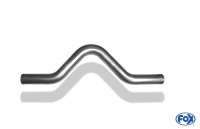 FOX Achsrohrbogen ungeweitet Ø80mm Edelstahl FOX Achsrohrbogen ungeweitet Ø80mm Edelstahl