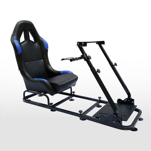 FK Gamesitz Spielsitz Rennsimulator eGaming Seats Monaco schwarz/blau