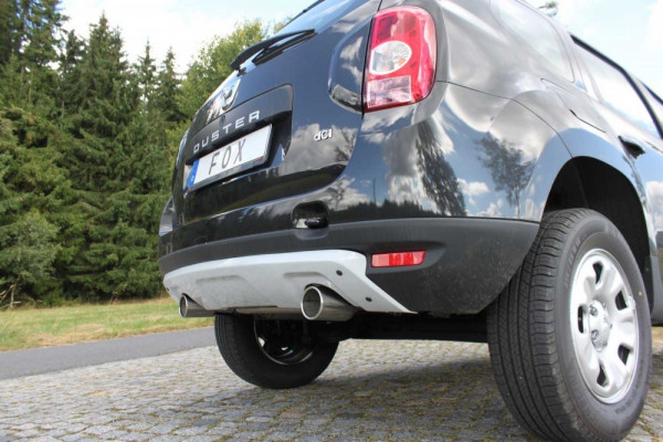 FOX Endschalldämpfer passend für Dacia Duster 4x2 1x90 Typ 12 rechts/links