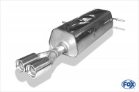 Endschalldämpfer passend für Peugeot 307 Break/SW 1.6l 80kW 2x76 Typ 13 Endschalldämpfer passend für Peugeot 307 Break/SW 1.6l 80kW 2x76 Typ 13