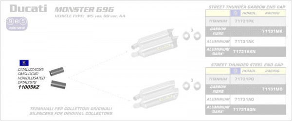 11005KZ-Arrow Einschubkatalysator