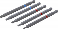 Bit-Satz 5-tlg. | Außensechskant 6,3 mm (1/4 Zoll) | Länge 110 mm Bit-Satz 5-tlg. | Außensechskant 6,3 mm (1/4 Zoll) | Länge 110 mm