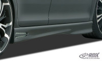 RDX Seitenschweller für VW Scirocco 3 (2009-2014 & 2014+) "GT4" Gitter: Alugitter silber