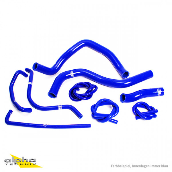 SAMCO SPORT Siliconschlauch Kit blau passend für Suzuki GSXR600/750 WVBD (2000–2003)