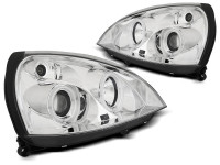 Scheinwerfer passend für Renault Clio II 06/01-09/05 Angel Eyes CCFL Chrome Scheinwerfer passend für Renault Clio II 06/01-09/05 Angel Eyes CCFL Chrome
