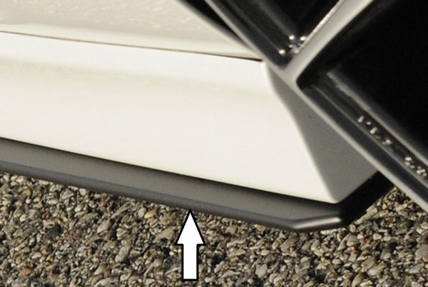 Rieger Seitenschweller rechts ansatz für VW Golf 7 R-Line 3-tür. 10.12-12.16 (bis Facelift)