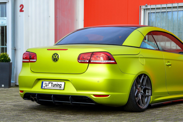 Gefräster Heckansatz mit Finnen passend für VW Eos